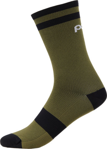 POC Calcetines Lure MTB Long - epidote green-uranium black/40 - 42