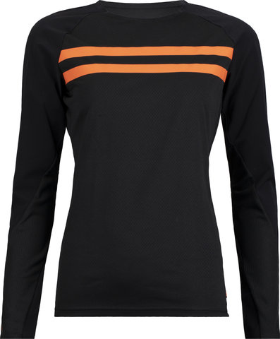 bc original Maillot pour Dames MTB Womens L/S - black-orange/XS