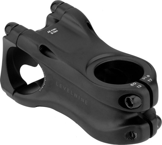 LEVELNINE Team AM MTB Stealth 31.8 Vorbau - black stealth/60 mm 6°