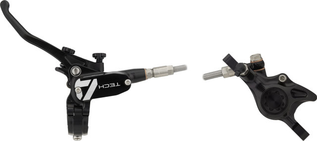 Hope Tech 4 X2 v+h Set Scheibenbremse mit Stahlflexleitung - black-black/Set/links/rechts (seitenspezifisch)