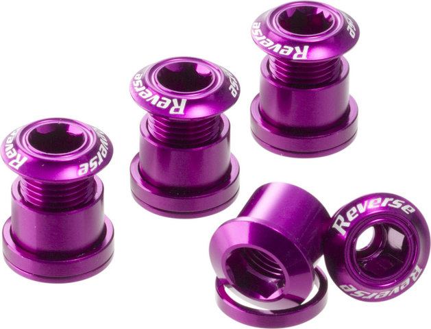 REVERSE Components Kettenblattschrauben - purple