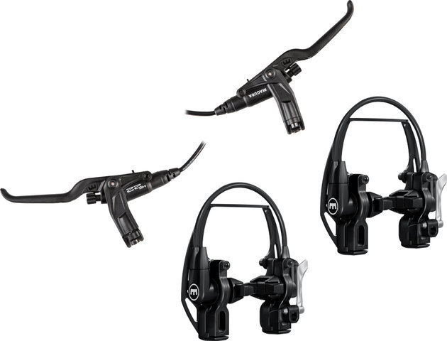 Magura HS 22 EVO2 Rim Brake Set - black | Set | Flip-Flop (non-side-specific)