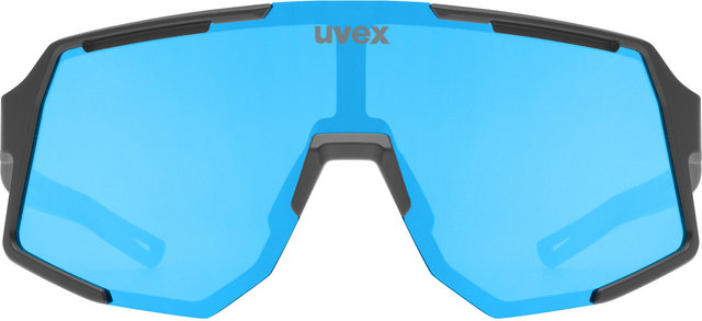uvex sequenze Brille - black matt | mirror blue