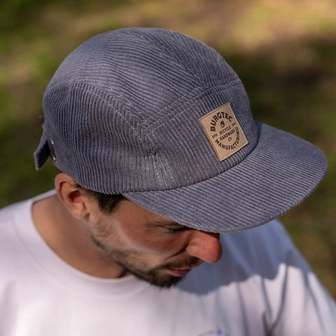 Burgtec Bandit Corduroy Five Panel Kappe - slate/one size