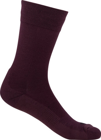 GripGrab Calcetines de invierno Winter Merino High Cut - dark red/41 - 44