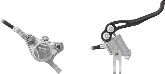 Trickstuff Set de Freins à Disque Piccola Carbon av+arr Postmount - argenté-argenté/Ensemble/gauche/droite (spécifique)