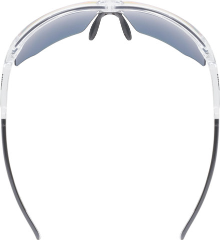 uvex Lunettes de sport Aerios - clear | mirror red