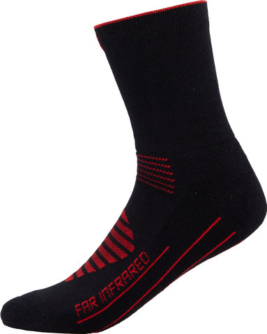 BBB FIRFeet BSO-16 Socks - black-red/39 - 43