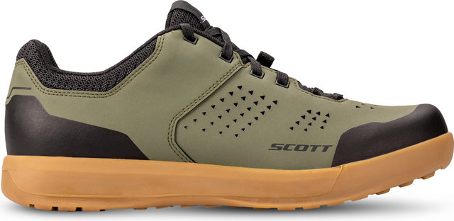 Scott Shr-alp Lace Flat Pedal MTB Flat Pedal Shoes - moss green-black | 41