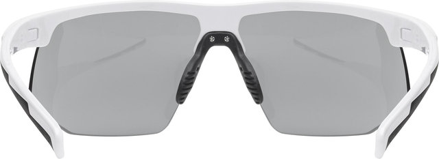 uvex Lunettes de sport Aerios - blanc | mirror silver