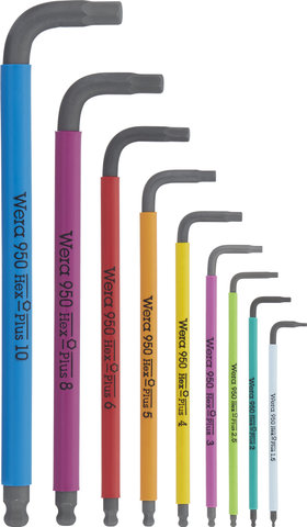 Wera Winkelschlüssel-Satz Hex-Plus Innensechskant SPKL - multicolor