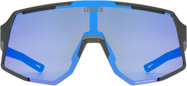 uvex Sequence CV Glasses - black matte | buzzy blue