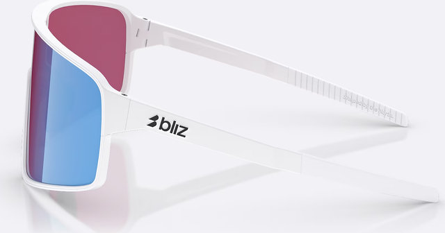 Bliz P001S Sports Glasses - white | nano optics nordic light begonia-violet-blue multicolor
