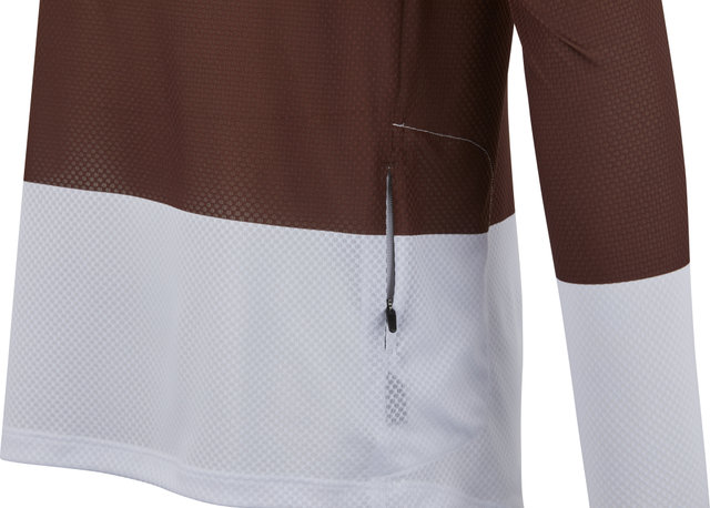 POC Maillot MTB Pure LS - axinite brown-hydrogen white/M