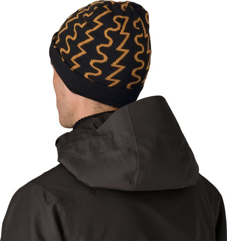 Patagonia PowSlayer Beanie - fresh tracks black