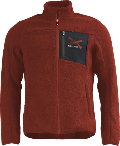 Zimtstern Chaqueta Fjellz Teddy Fleece - spicy red | S