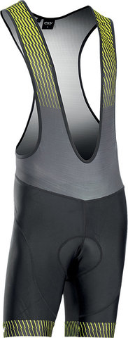 Northwave Cuissard à bretelles Origin - black-yellow fluo/M