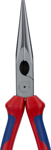 Knipex Alicates de punta plana con filo de corte - rojo-plata