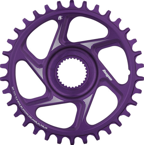 Hope R22 Spiderless Direct Mount E-Bike Chainring for Bosch Gen4 - purple/34 