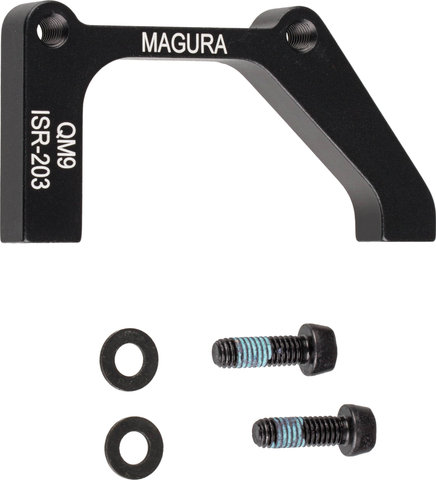 Magura Adaptateur de Frein à Disque pour Disque de 203 mm - noir/arrière IS sur PM