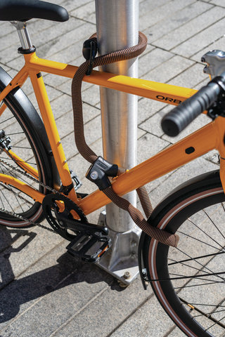 ABUS Candado de Cadena Infinity Loop 1806 - naranja/140 cm