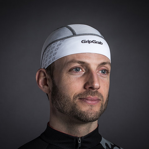GripGrab Gorro para casco UPF 50+ Summer Skull Cap - white/one size