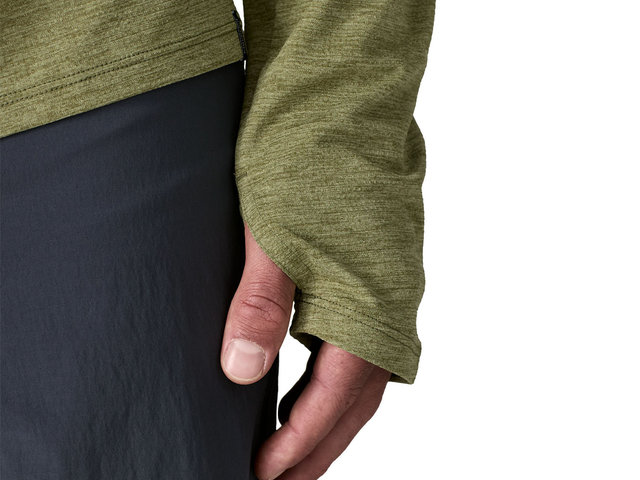 Patagonia Camiseta Capilene Cool Sun L/S - caper green buckhorn green x dye | XL