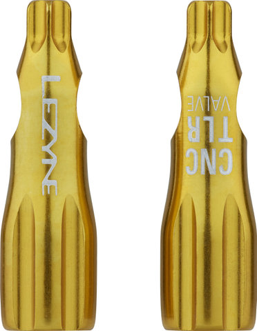 Lezyne CNC TLR Valve Caps - gold/Presta Valve (SV)