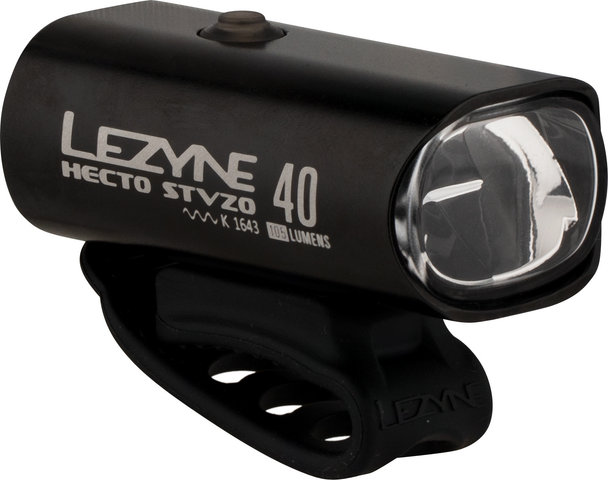 Lezyne Hecto Drive 40 LED front light with StVZO approval - black-glossy