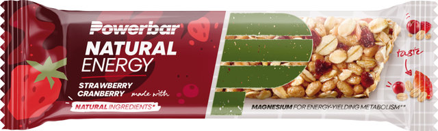 Powerbar Barre Natural Energy Cereal Riegel - 1 pièces - strawberry & cranberry