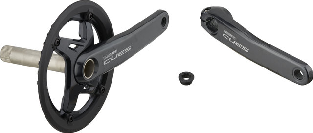 Shimano Juego bielas CUES FC-U8000-1 Hollowtech II c. anillo protector cadena - negro/175,0 mm 40 dientes