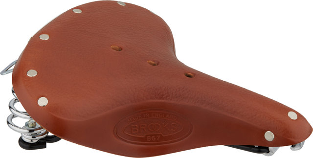Brooks B67 Saddle - honey brown