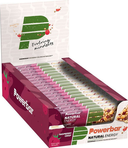 Powerbar Natural Energy Cereal Bar - 18 PCS - raspberry crisp/raspberry crisp
