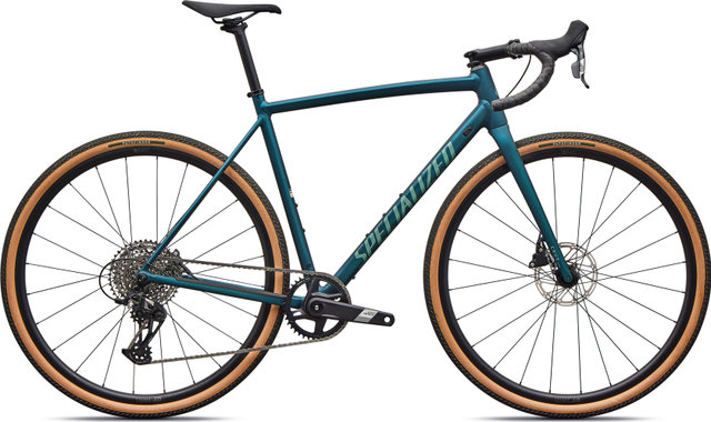 Specialized Vélo de gravel Crux DSW Comp 28" - emerald metallic-fjord metallic | 165,0 mm | XS | 28" | 50 mm