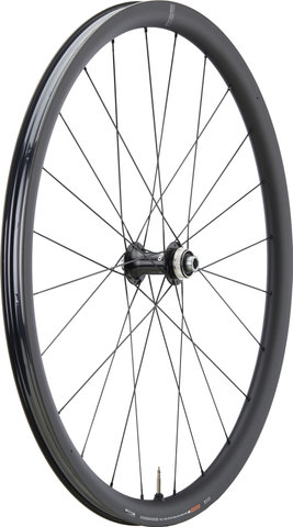 Shimano Juego de ruedas WH-RX880-TL Disc Center Lock Carbon 28" - negro/142 mm/100 mm/28"/Shimano carretera de 12 velocidades/100 mm/Shimano carretera 12 velocidades/100 mm/142 mm