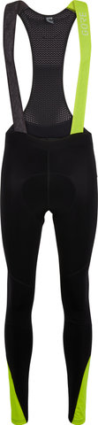 GORE Wear Cuissard à Bretelles C5 Thermo Bib Tights+ - black-neon yellow/M