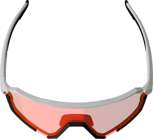 Leatt RideViz Pro Sportbrille - black-white red | red