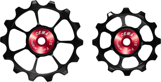 CEMA Roldana de aluminio Shimano 105 Ultegra 12 velocidades - negro