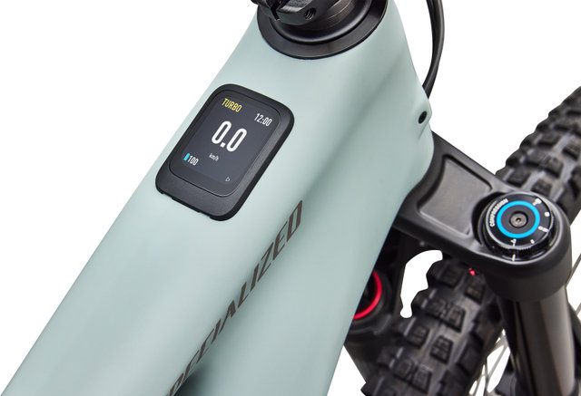 Specialized Vélo électrique tout-terrain Levo 4 EVO Comp Carbon 29"/27,5" - satin agave grey-desert metallic | L | 180 mm | 155,0 mm | 44 mm | 29" (avant), 27,5" (arrière)