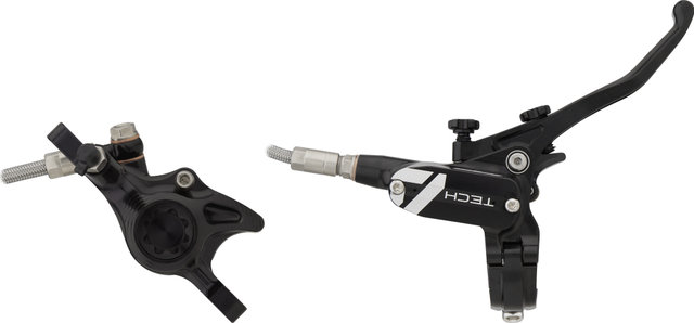 Hope Tech 4 X2 v+h Set Scheibenbremse mit Stahlflexleitung - black-black/Set/links/rechts (seitenspezifisch)