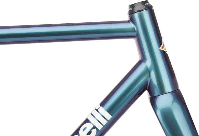 Cinelli Nemo TIG Road Disc II Frame Kit - green-pink/1 1/8" - 1,5" tapered/M/45 mm