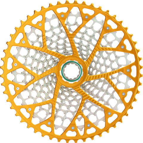 Garbaruk 12-speed GEN2.0 MTB cassette for Eagle drivetrain (T-type) - gold | 10-52