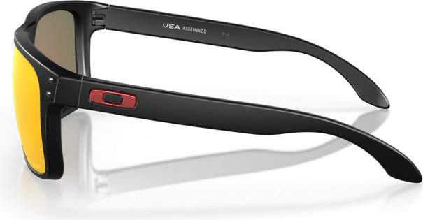 Oakley Lunettes de soleil Holbrook XL - matte black | prizm ruby