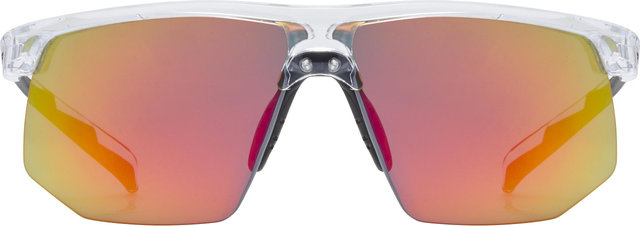 uvex Lunettes de sport Aerios - clear | mirror red