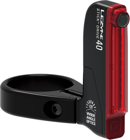 Lezyne Stick+ SC feu arrière avec homologation StVZO - noir | 40