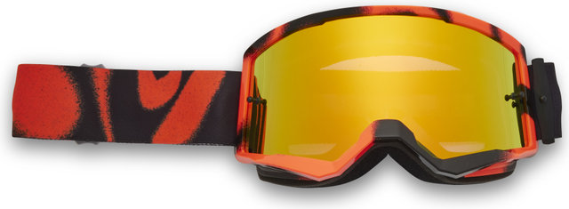 Fox Head Main Taunt Mirror Goggle - steel grey/orange spark