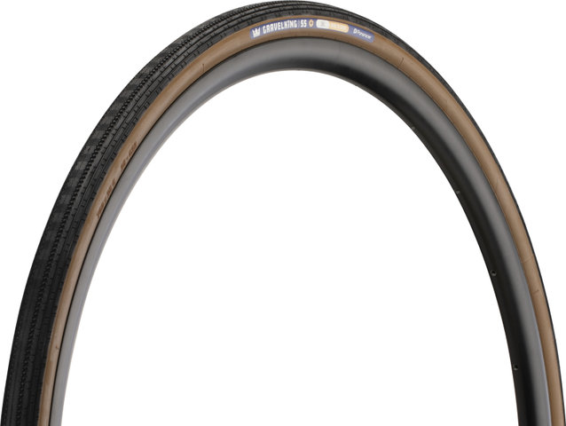 Panaracer Pneu souple GravelKing SS + 28" - black-brown | 28-622 | 28 mm | 28 