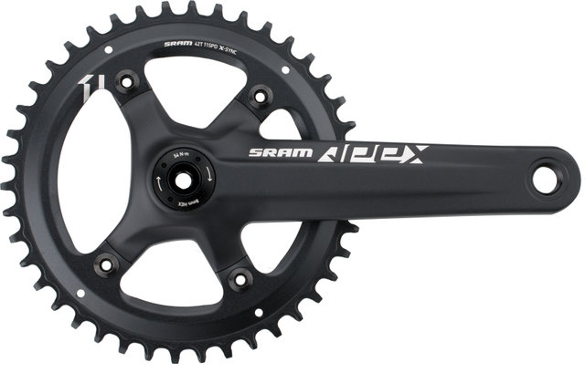 SRAM Apex 1 BB30 1x10/1x11-speed 110 mm Crankset - black/172,5 mm