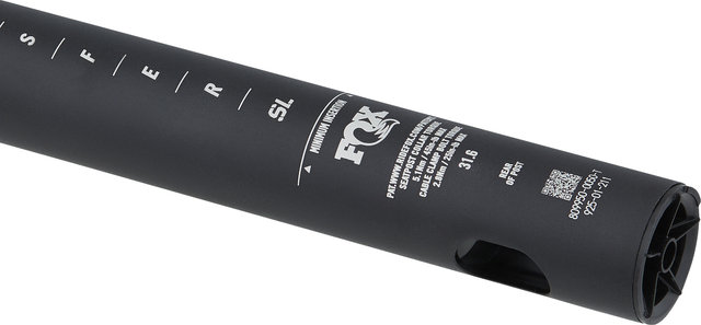 Fox Racing Shox Transfer SL Performance Elite 75 mm Seatpost - 2022 Model - black ano/31.6 mm / 355 mm / SB 0 mm / 1-speed Remote