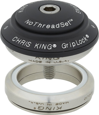 Chris King DropSet 4 IS42/28,6 - IS42/30 GripLock Steuersatz - matte jet/1 1/8"/IS42/28,6 - IS42/30